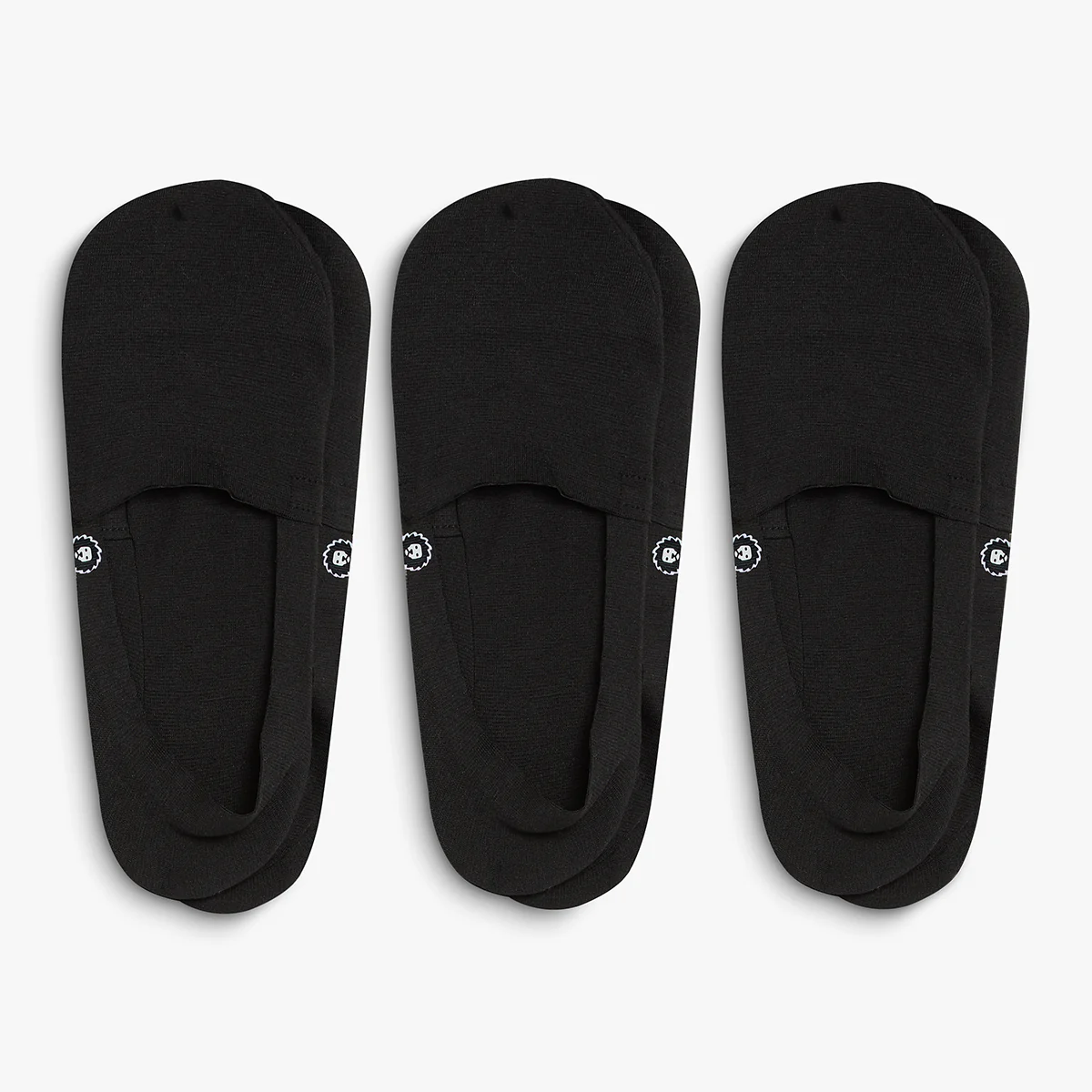 3 x No Show Essentials Second Skin - Black