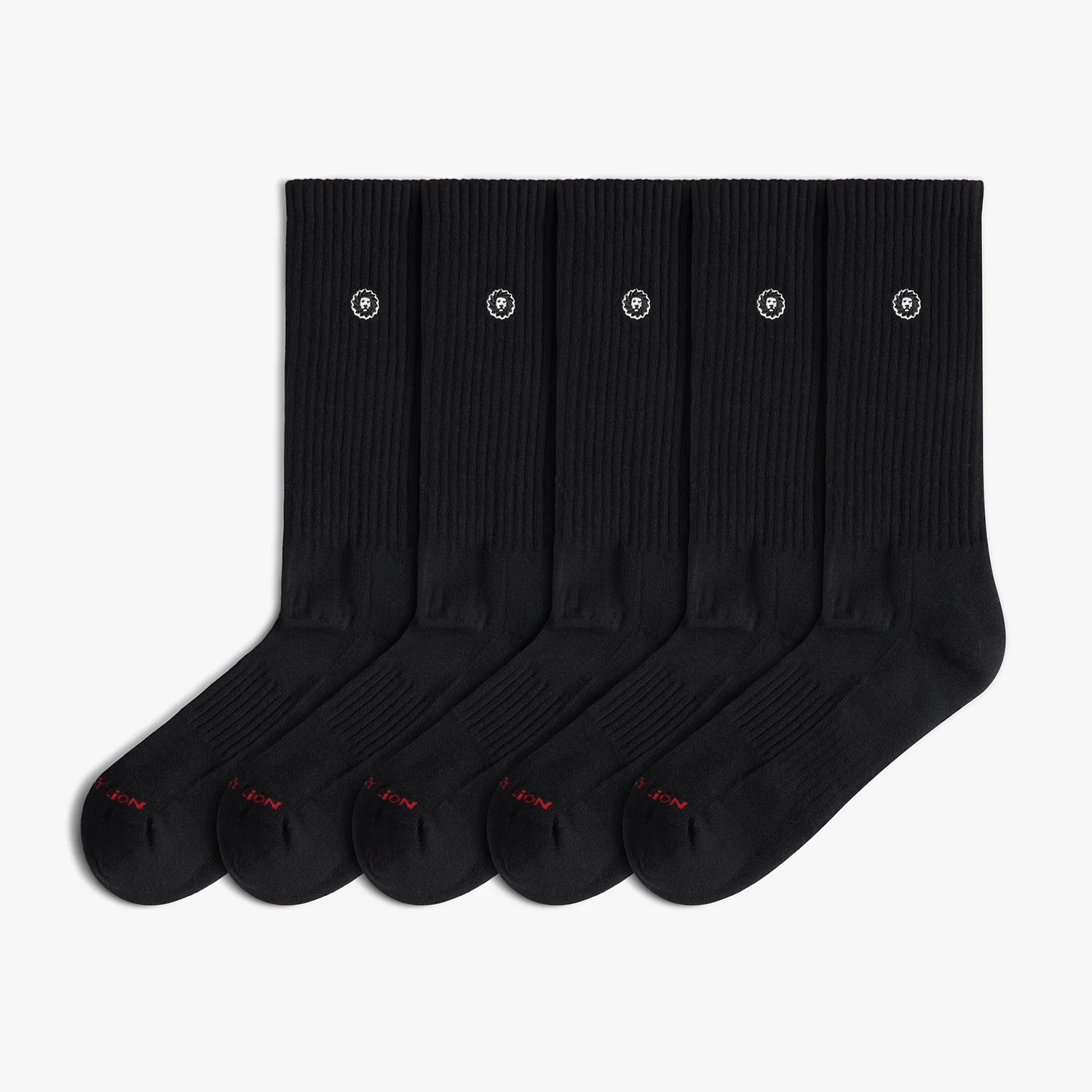 5 x Athletic Essentials Lion - Negro
