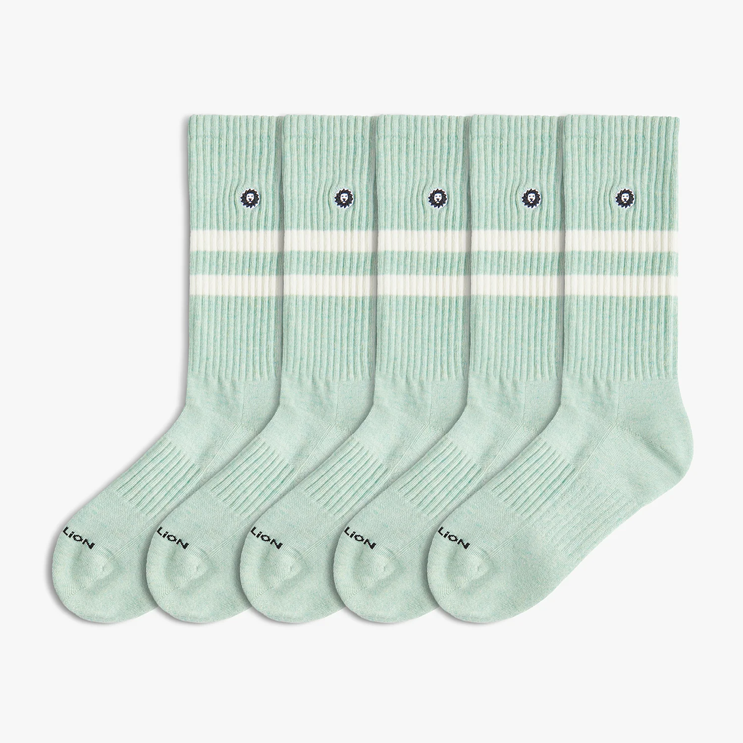5 x Athletic Essentials Stripes - Mint Green