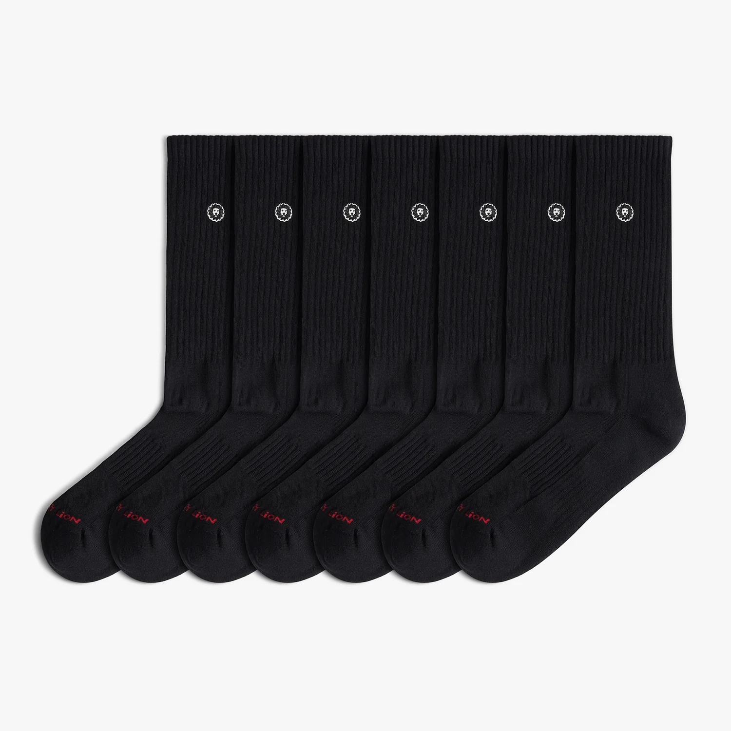 7 x Athletic Essentials Lion - Negro