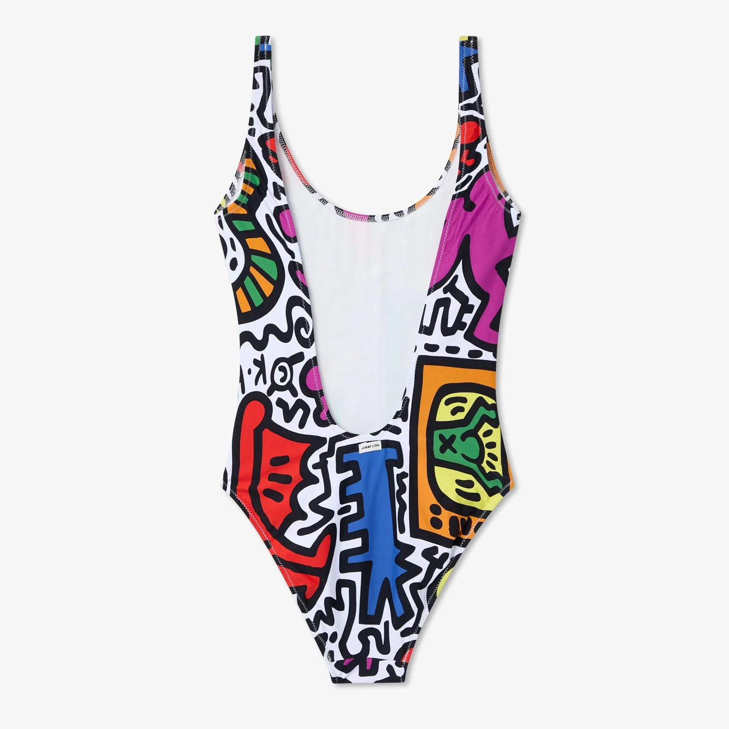 Keith Haring Pop Shop Tokyo Swimsuit - White - Image 2
