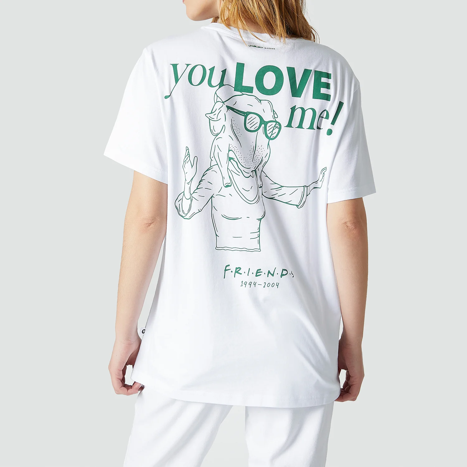 Friends You Love Me Tee - White - Image 5