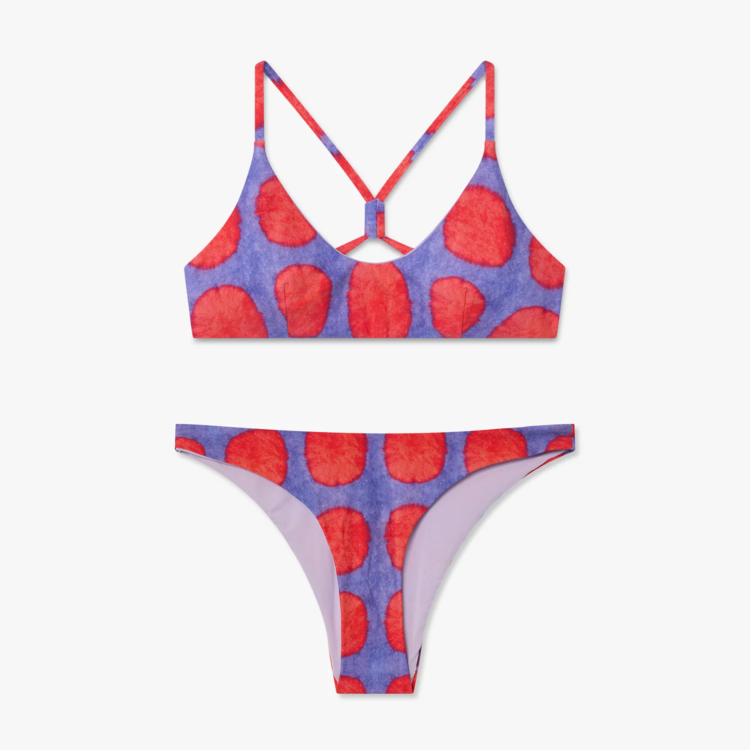 Dotz Cheeky Bikini Bottom - Lilac - Image 2