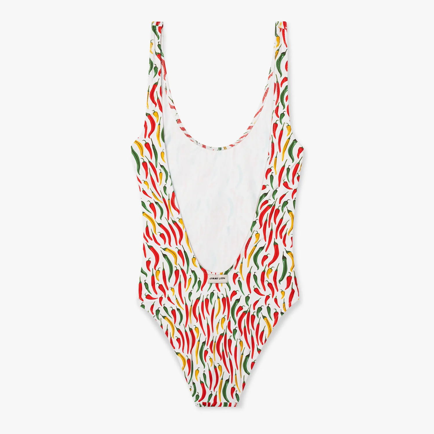 Chillies Swimsuit - White Red - Image 2