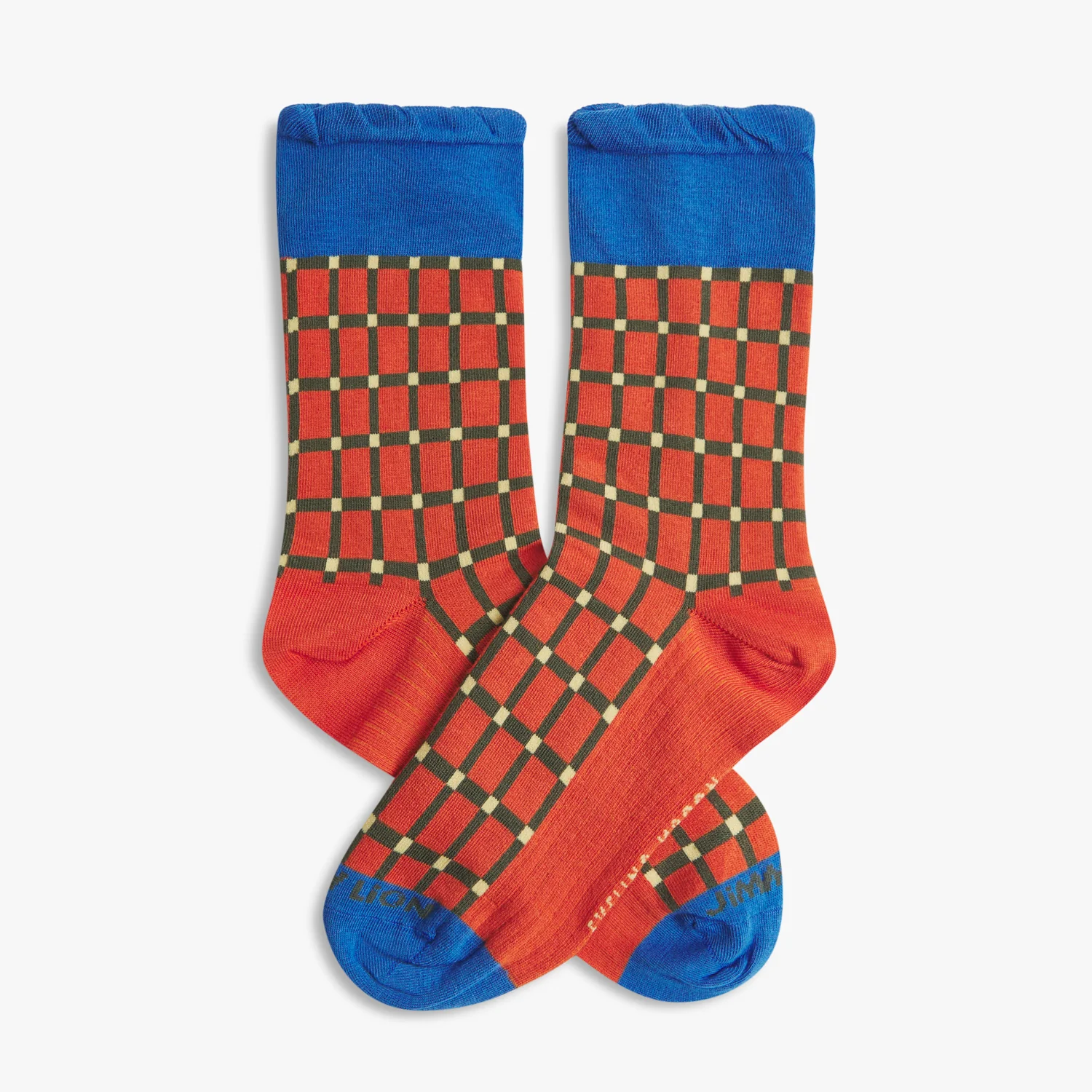 Evelina Kroon Orange Pattern - Orange Blue