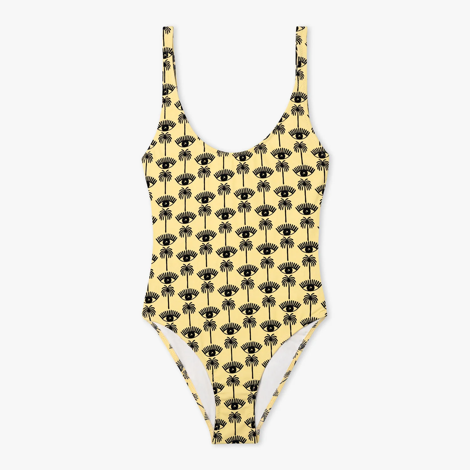 Eyes Swimsuit - Yellow