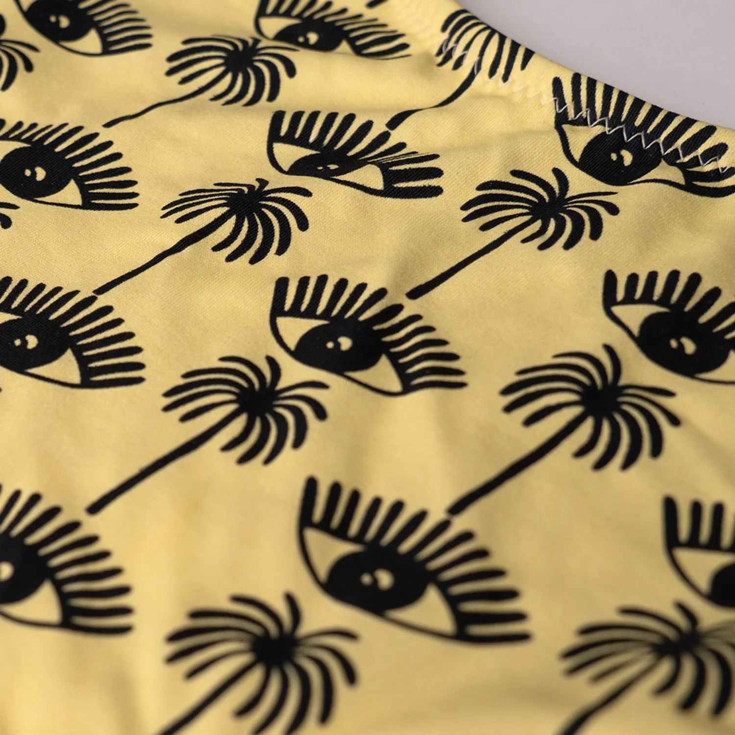 Eyes Swimsuit - Yellow - Image 7