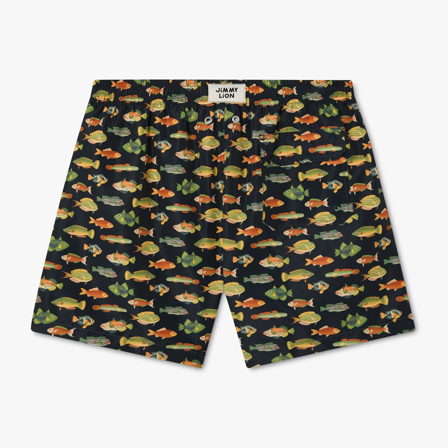 Gone Fishing Swim Shorts - Dark Blue - Image 2