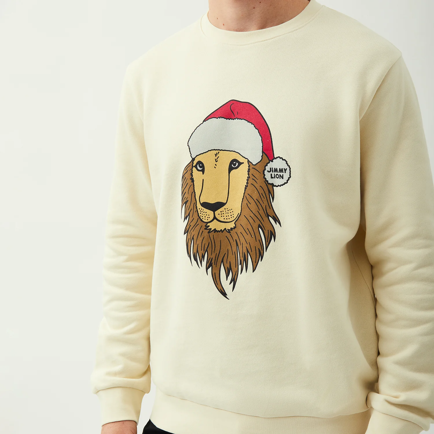 Holiday Sweat Lion - Beige - Image 4
