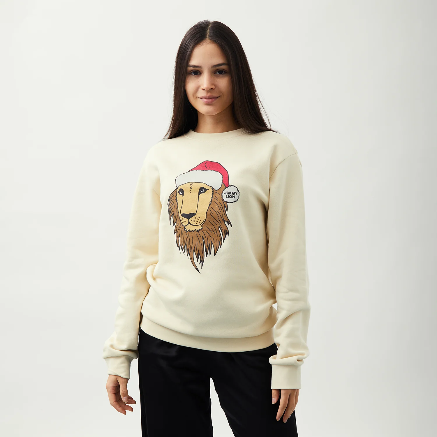 Holiday Sweat Lion - Beige - Image 5