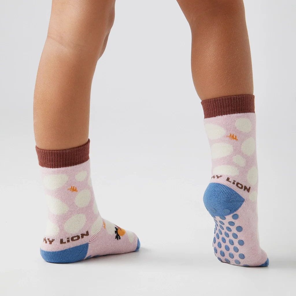 Kids Non-Slip Mama Hen - Pink - Image 3