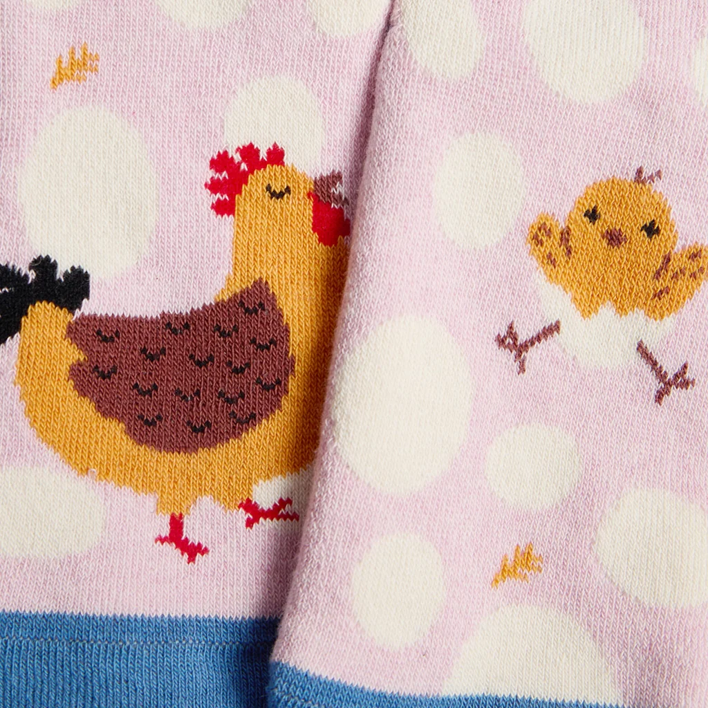 Kids Non-Slip Mama Hen - Pink - Image 4