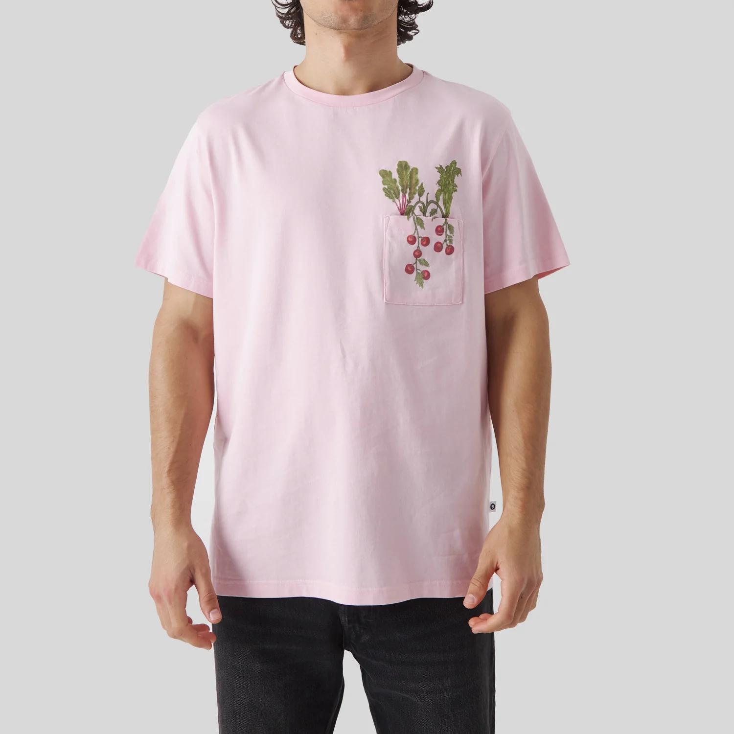 Radish Pocket Tee - Pink - Image 4