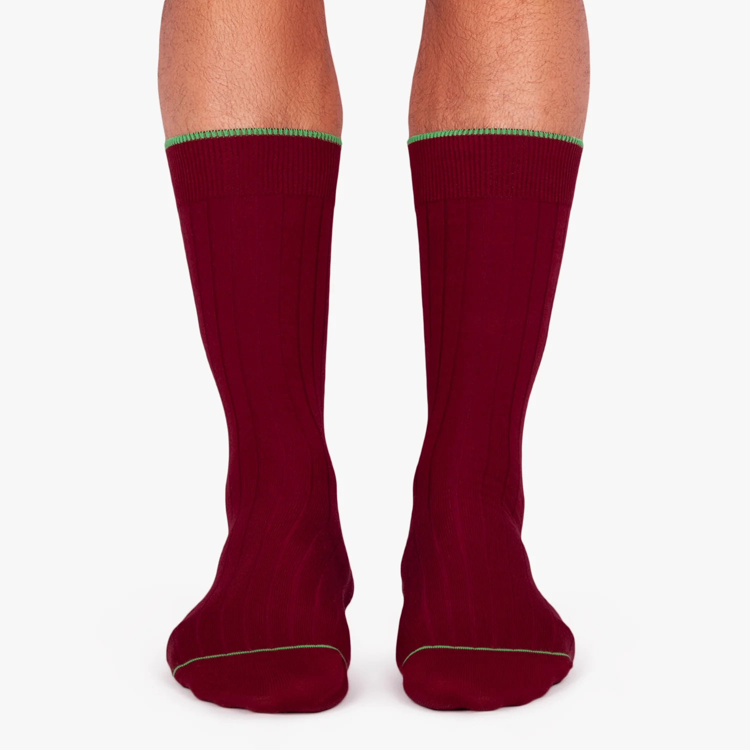 Ribbed - Dark Red - Image 2