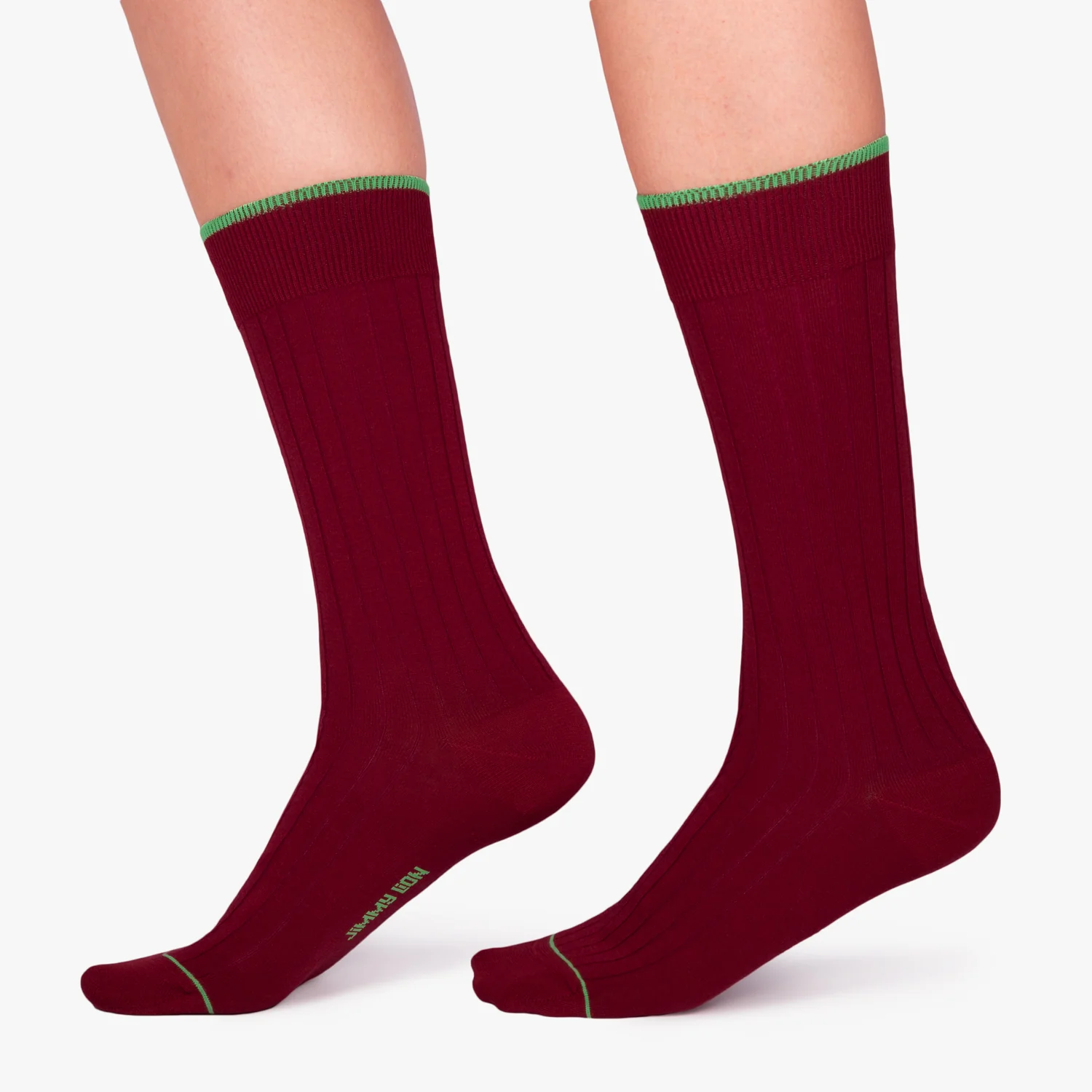 Ribbed - Dark Red - Image 3