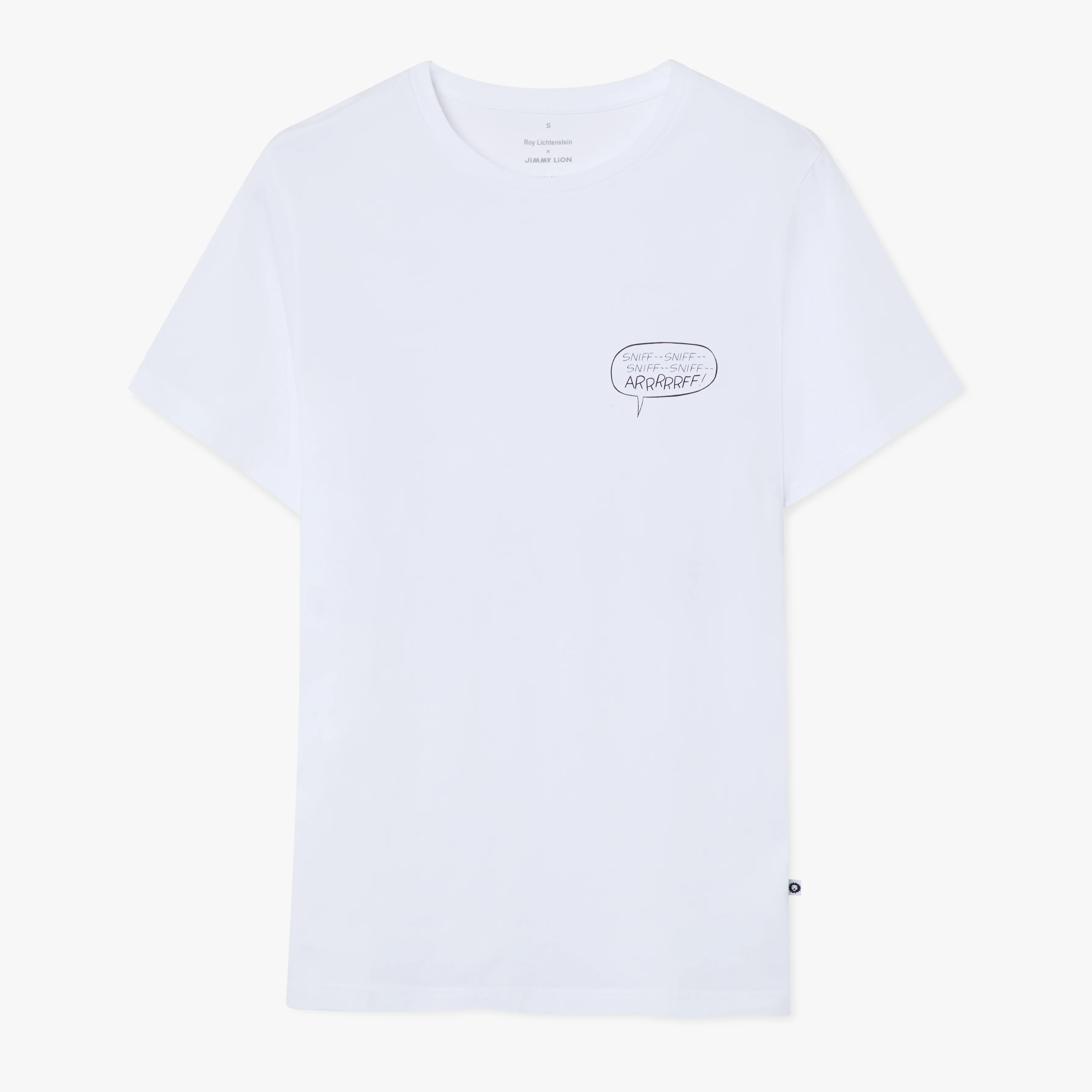 Roy Lichtenstein Arrrrrff Dog Tee - White
