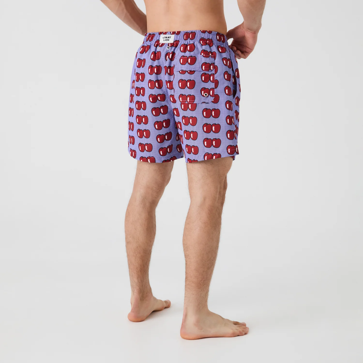 Roy Lichtenstein Two Apples Swim Shorts - Blue - Image 4