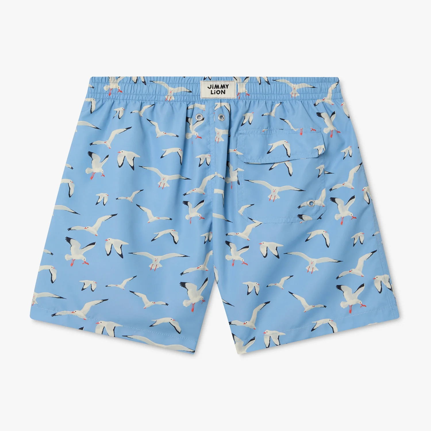 Seagulls Swim Shorts - Sky Blue - Image 2