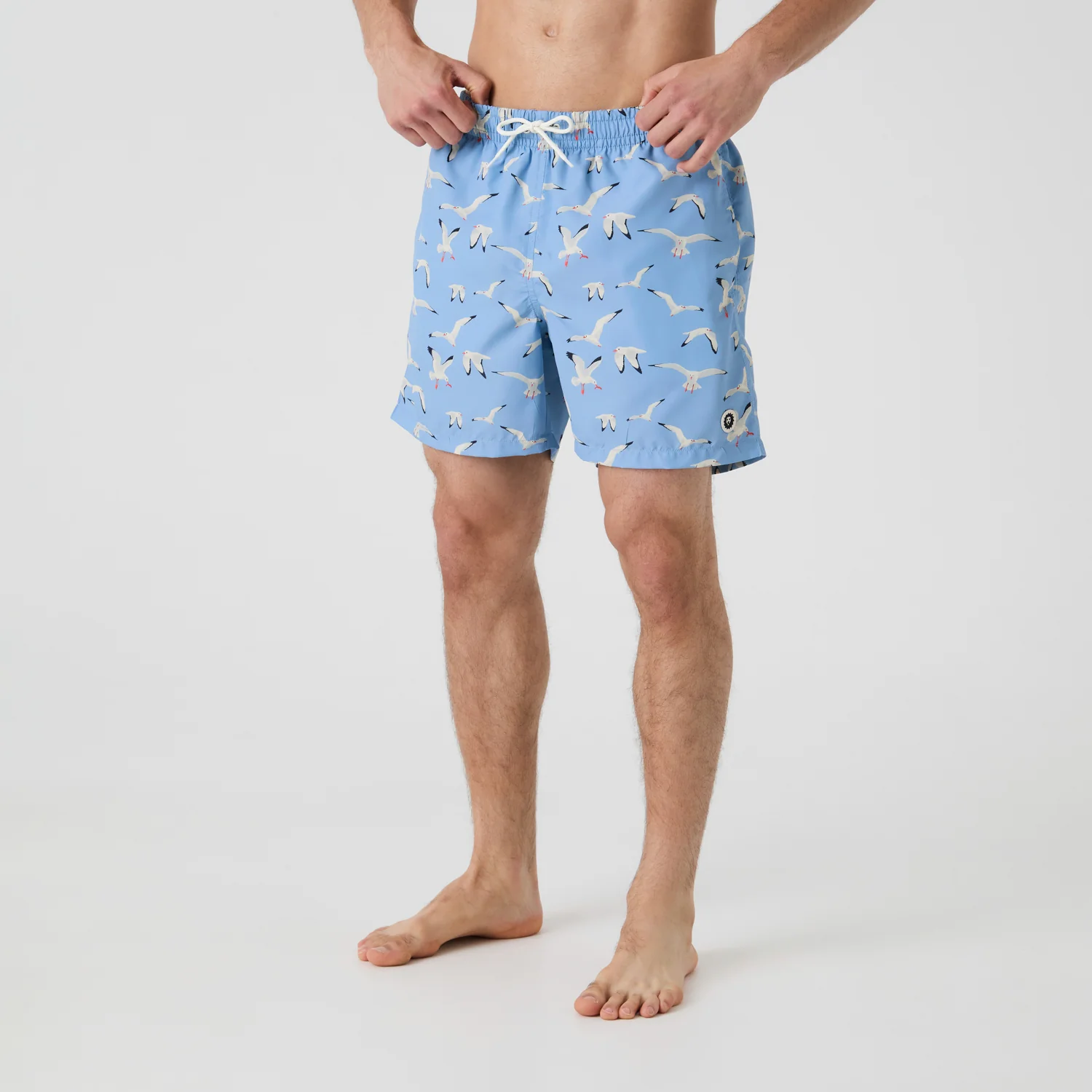 Seagulls Swim Shorts - Sky Blue - Image 3