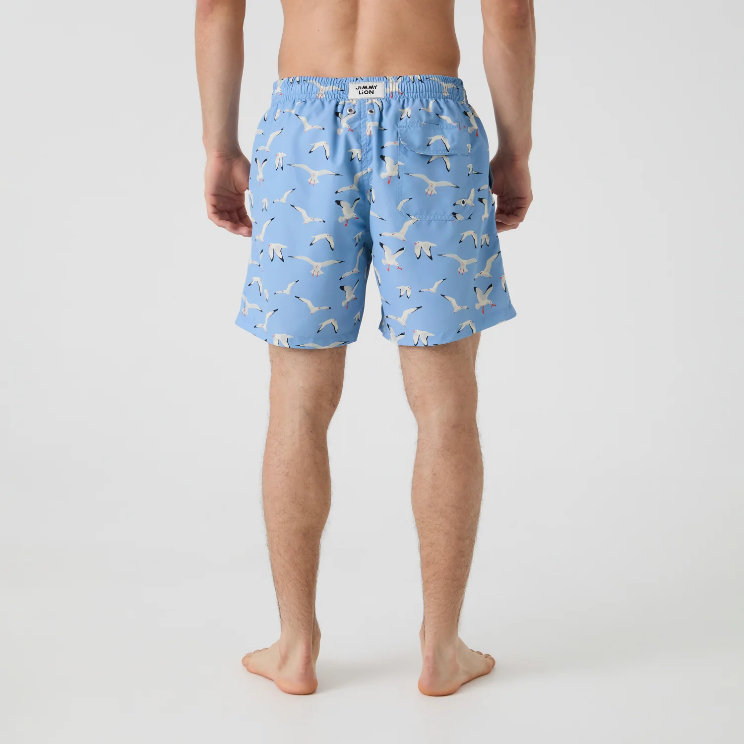 Seagulls Swim Shorts - Sky Blue - Image 4