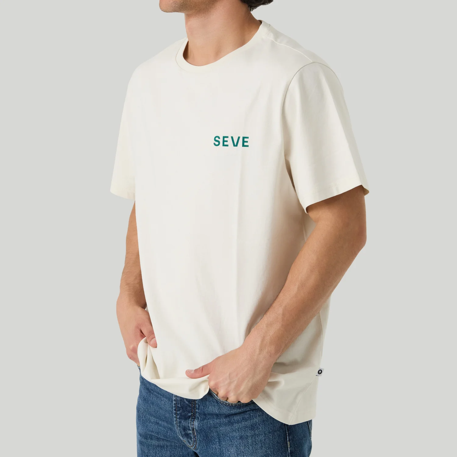 SEVE Icon Tee - Beige - Image 4
